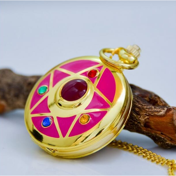 Relógio de Bolso Sailor Moon - Pronta entrega