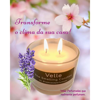 Vela Perfumada Aromática 100g - Vela para Leitura, Relaxar, Pefumar