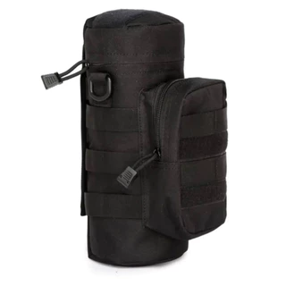 Bolsa Porta Garrafa de Agua Camping Pesca Militar Tatica Caminhada Corrida Aventura