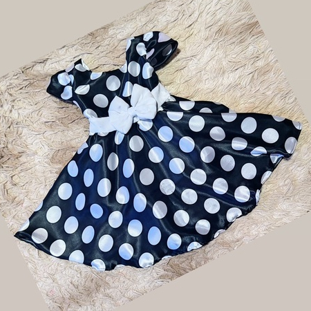 Vestido Para Meninas de 4-7 anos de idade Vestido Red Polka Dot