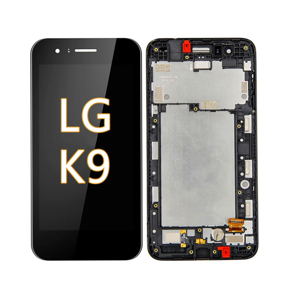 Custodia Portafoglio Per LG K8 (2018) E LG K9 (2018): Cover Flip In Eco-Pelle Con Interno In Gel, Vano Carte, Supporto, Nero