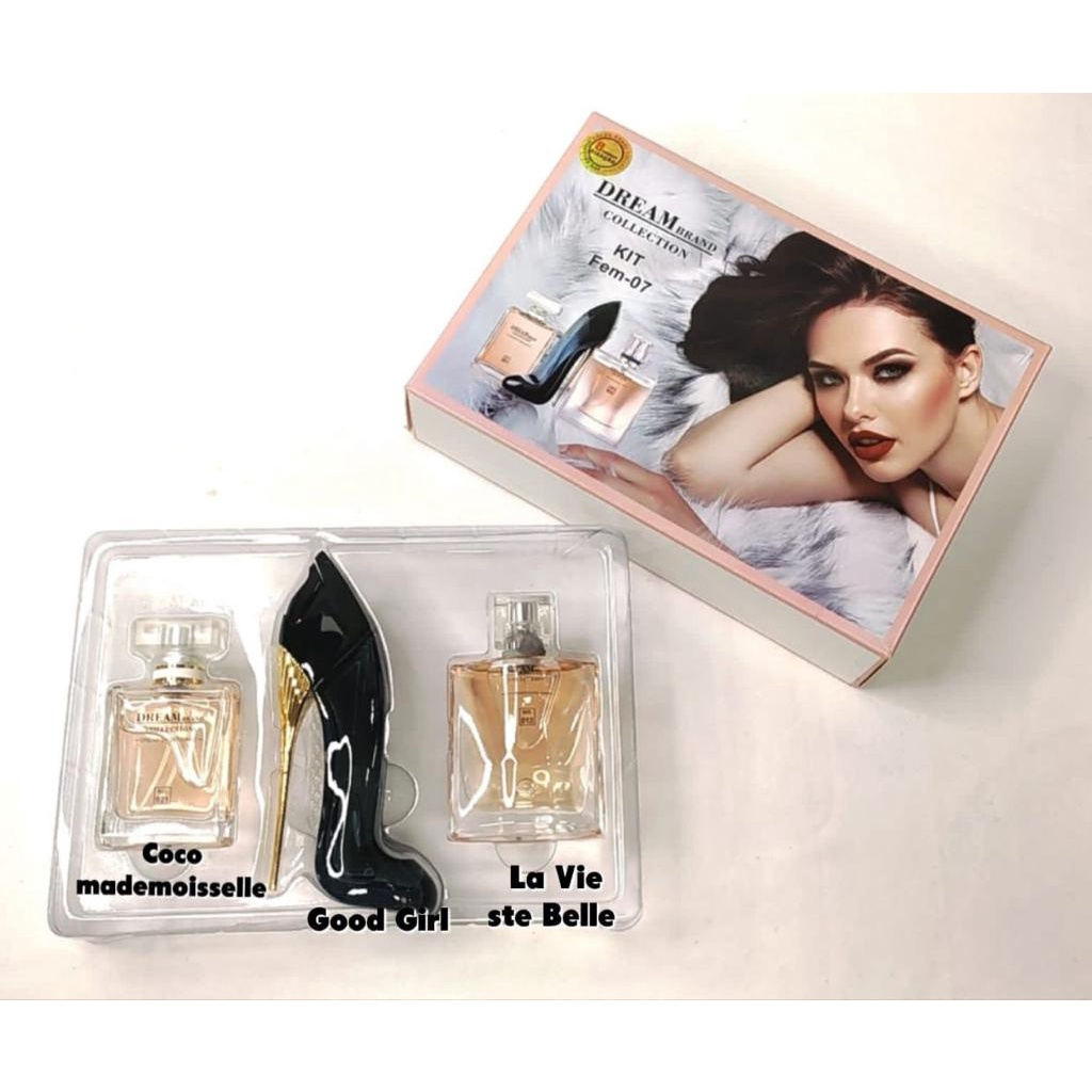 Kit 3 Perfumes Dream Brand Collection Fem-08 - Dani Beleza - se tem beleza  é a mais completa ;)