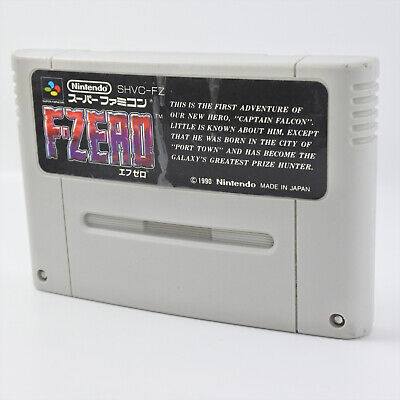 F-Zero - Famicom Super Nintendo - JP Original ( USADO ) | Shopee Brasil