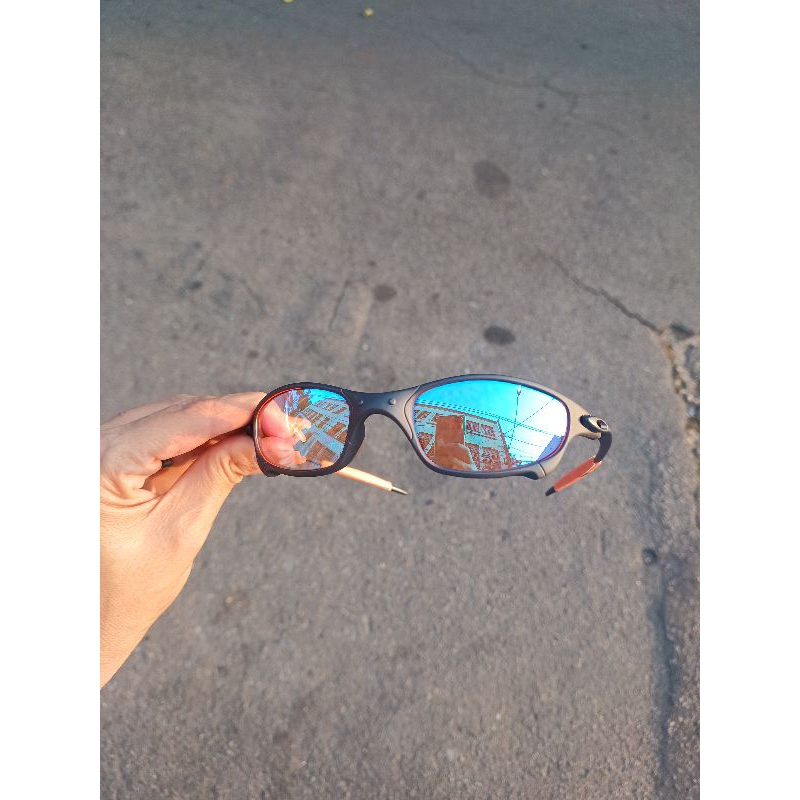 Óculos de Sol Juliet Carbon 24k Lente Black - kit Preto - Escorrega o Preço