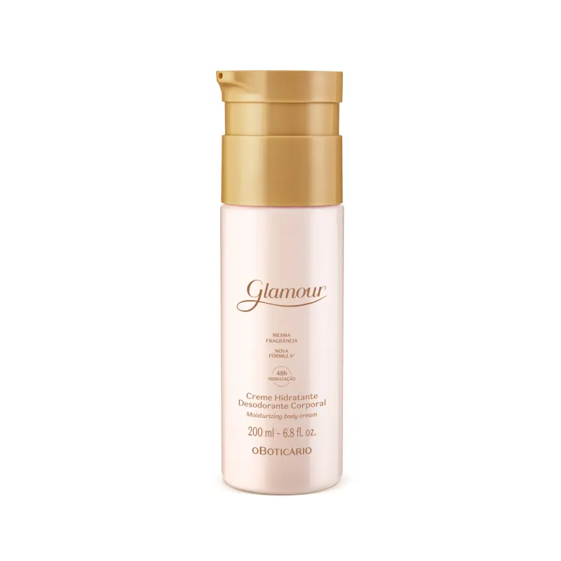 Creme Hidratante Desodorante Corporal Glamour 200ml O Boticário ...