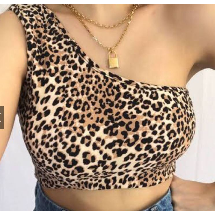 Top Cropped Mula manca preto bacico