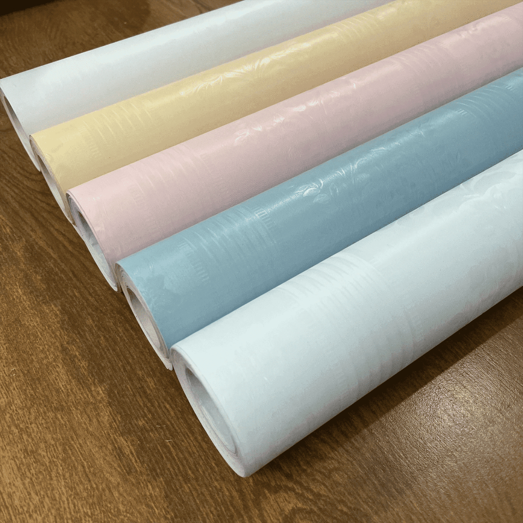 Papel De Parede Adesivo Listrado Branco Gelo Lav vel 1mx45cm Shopee 