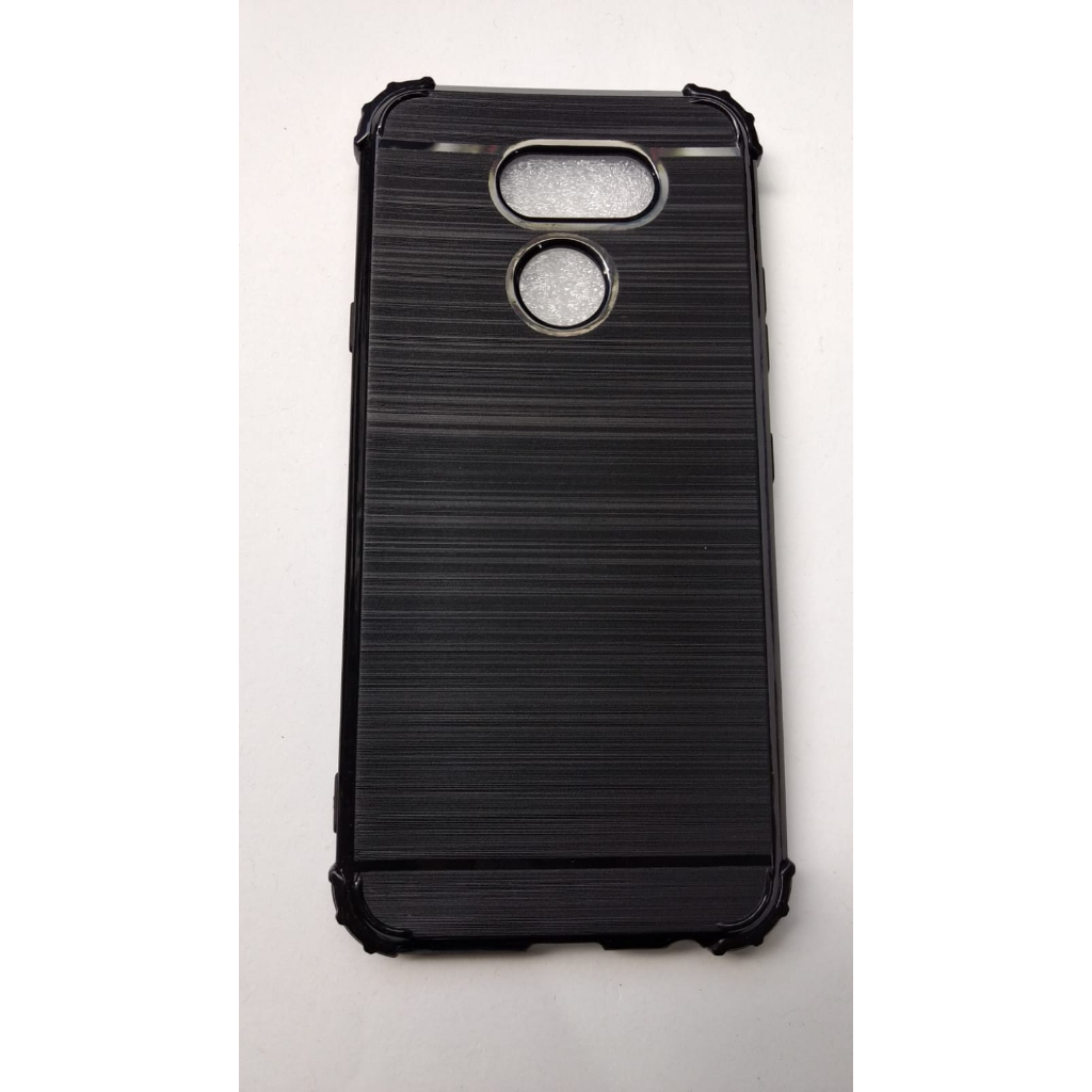 Capa capinha Anti Impacto Emborrachada silicone preto fosco LG K40s LMX430 6.1