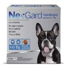 KIT COMBO 3 UNI ANTIPULGAS E CARRAPATOS 4 A 10 KG.PROMOÇÃO