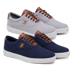 Kit 2 Tênis Polo Fran Sapatenis Masculino Casual Cano Baixo Miami em Oferta na Shopee