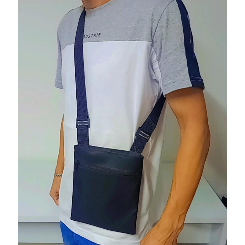 Shoulder Bag Nécessaire Pochete de Ombro Bolsa Masculina Transversal  Premium - Escorrega o Preço