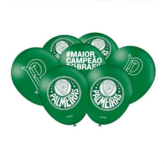 Bexiga Palmeiras 9 Polegadas Festcolor – Pct 25 unid.