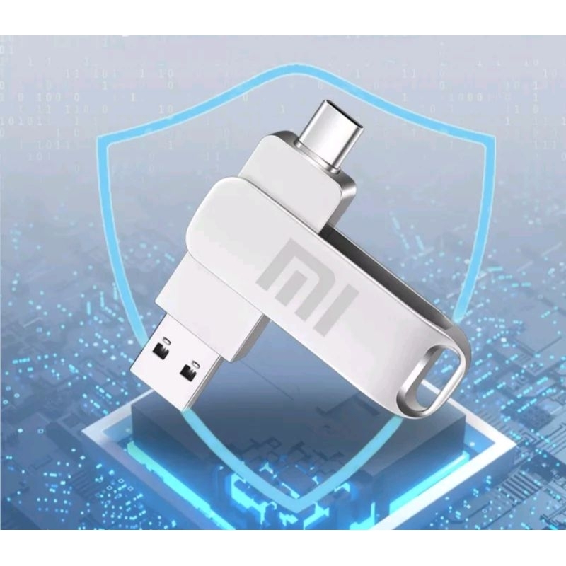 Pen Drive Xiaomi 2.0 512GB 2 em 1 USB/Tipo C