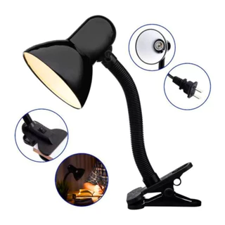Abajur Luminária Mesa Garra Presilha Bivolt Leitura Estante Quarto LK-777