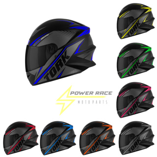 Capacete para Moto Esportivo Pro Tork R8 Masculino Feminino Fechado Com Viseira Fume Integral