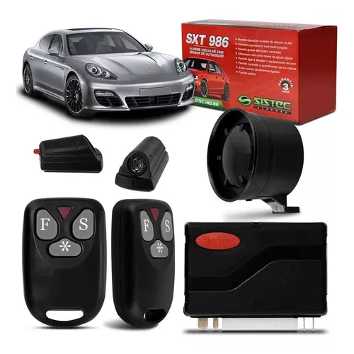 Alarme Automotivo Universal Sistec Sxt 986 Com 2 Controles
