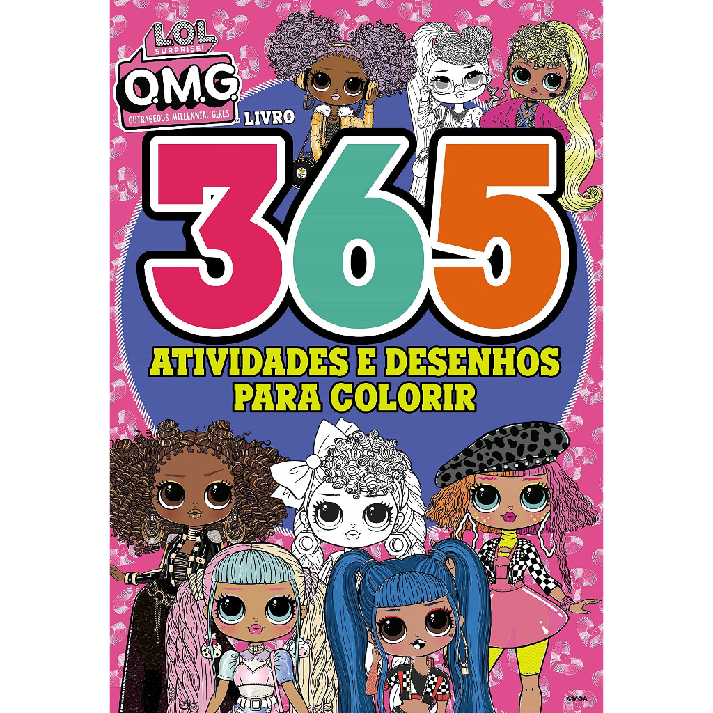 Livro para Colorir LOL Surprise com Aquarela e Adesivo - Livros de  Literatura Infantil - Magazine Luiza