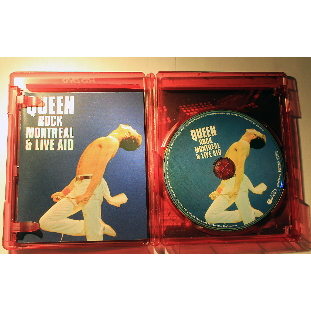 Hd-dvd Queen - Rock Montreal & Live Aid - Em Perfeito Estado