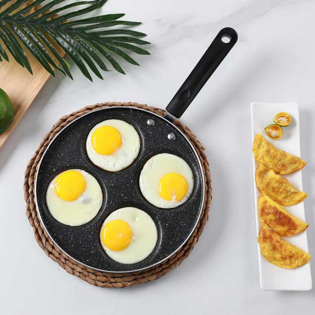 Frigideira antiaderente 4 em 1 para panquecas, ovos, omeletes