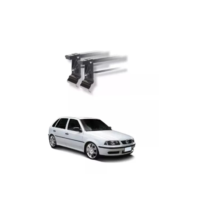 Rack De Teto Automotivo Gol G3 - 4 Portas - Preto | Shopee Brasil