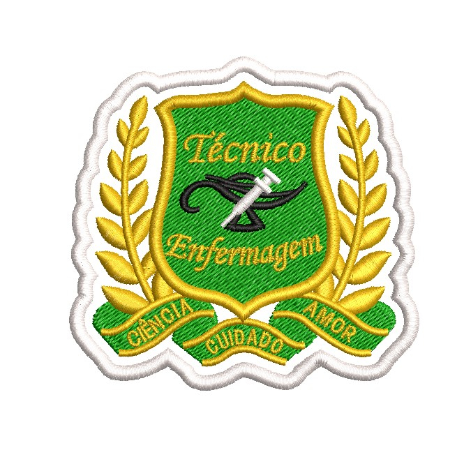 Patch Bordado Enfermagem com termocolante