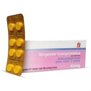 Singestar 20mg 8 Comprimidos para Cães e Gatos König em Oferta na Shopee