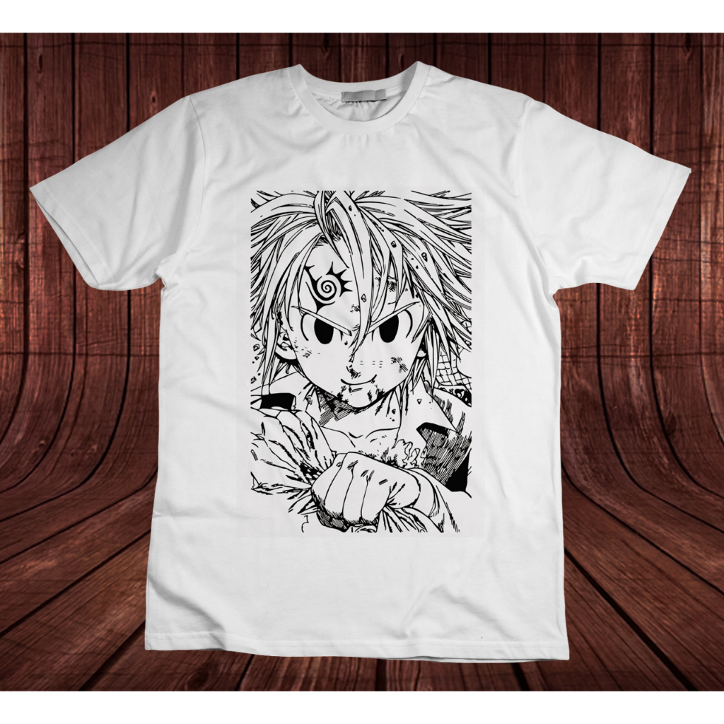 Camiseta Camisa Nanatsu No Taizai Meliodas Anime Nerd Filme