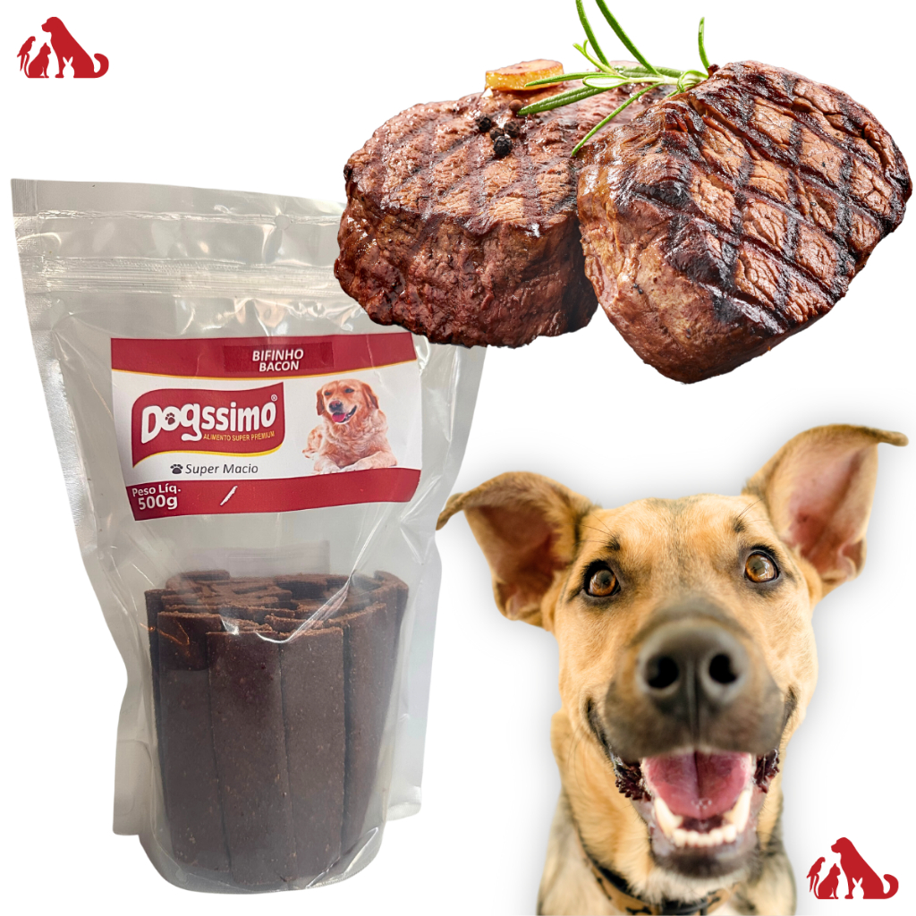 Bifinho Super Premium Carne Adultos E Filhotes 500g | Shopee Brasil