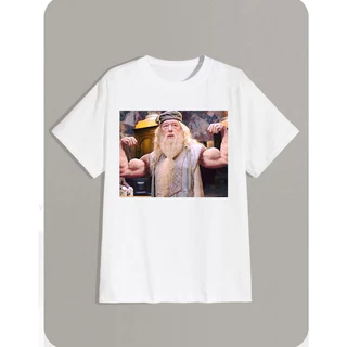 Camiseta Dumbledore Harry Potter maromba academia fitness bodybuider