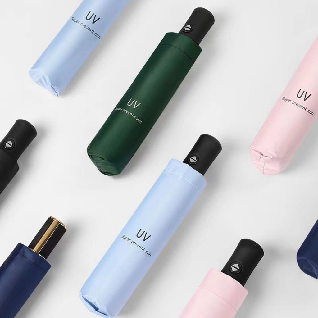 Guarda-Chuva para Sol e Chuva Automática UV Prevent Sun 8 Varetas- Allmini