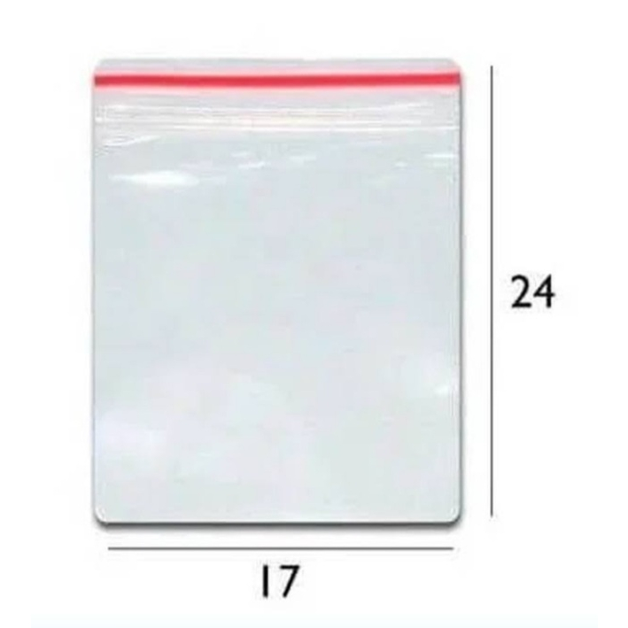 Saco Plástico Zip lock Abre e Fecha Hermético 100 Unidades | Shopee Brasil