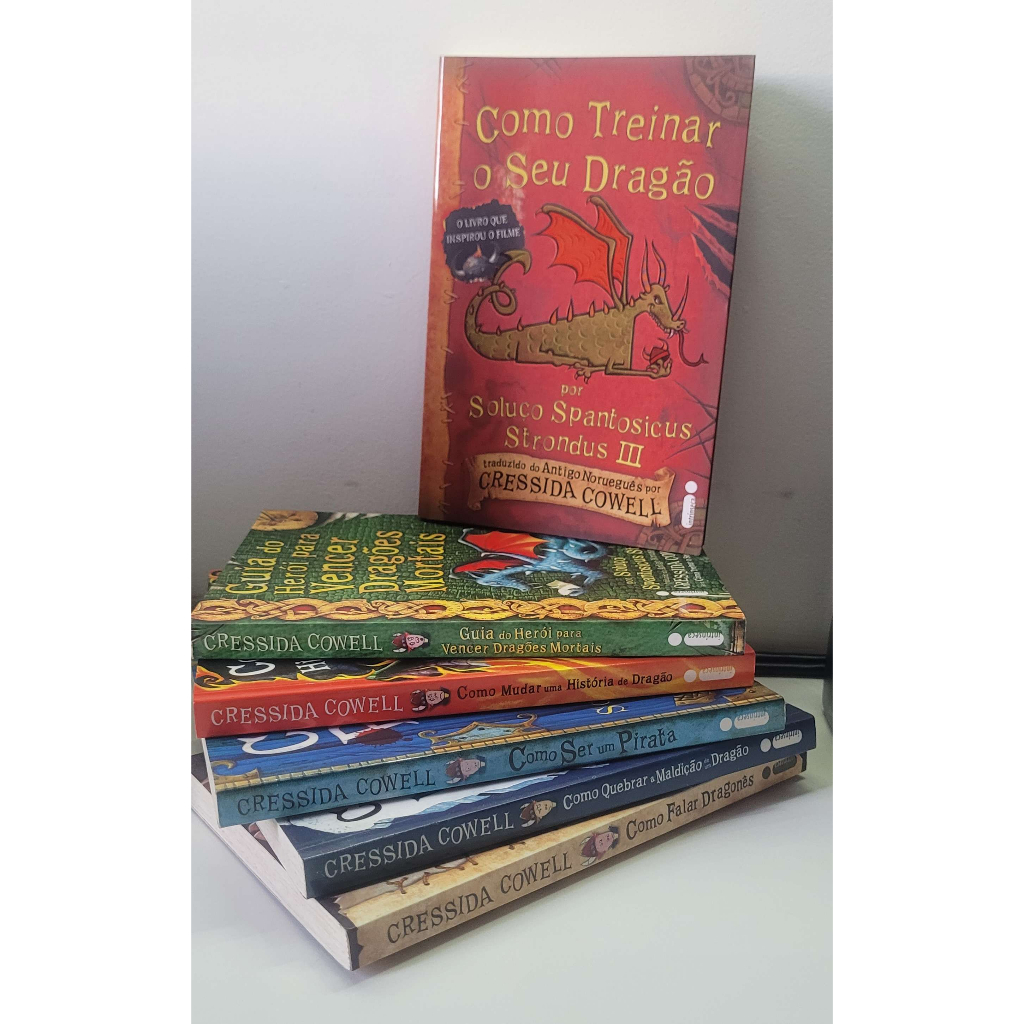 Coleção Como Treinar o Seu Dragão (6 livros) | Shopee Brasil