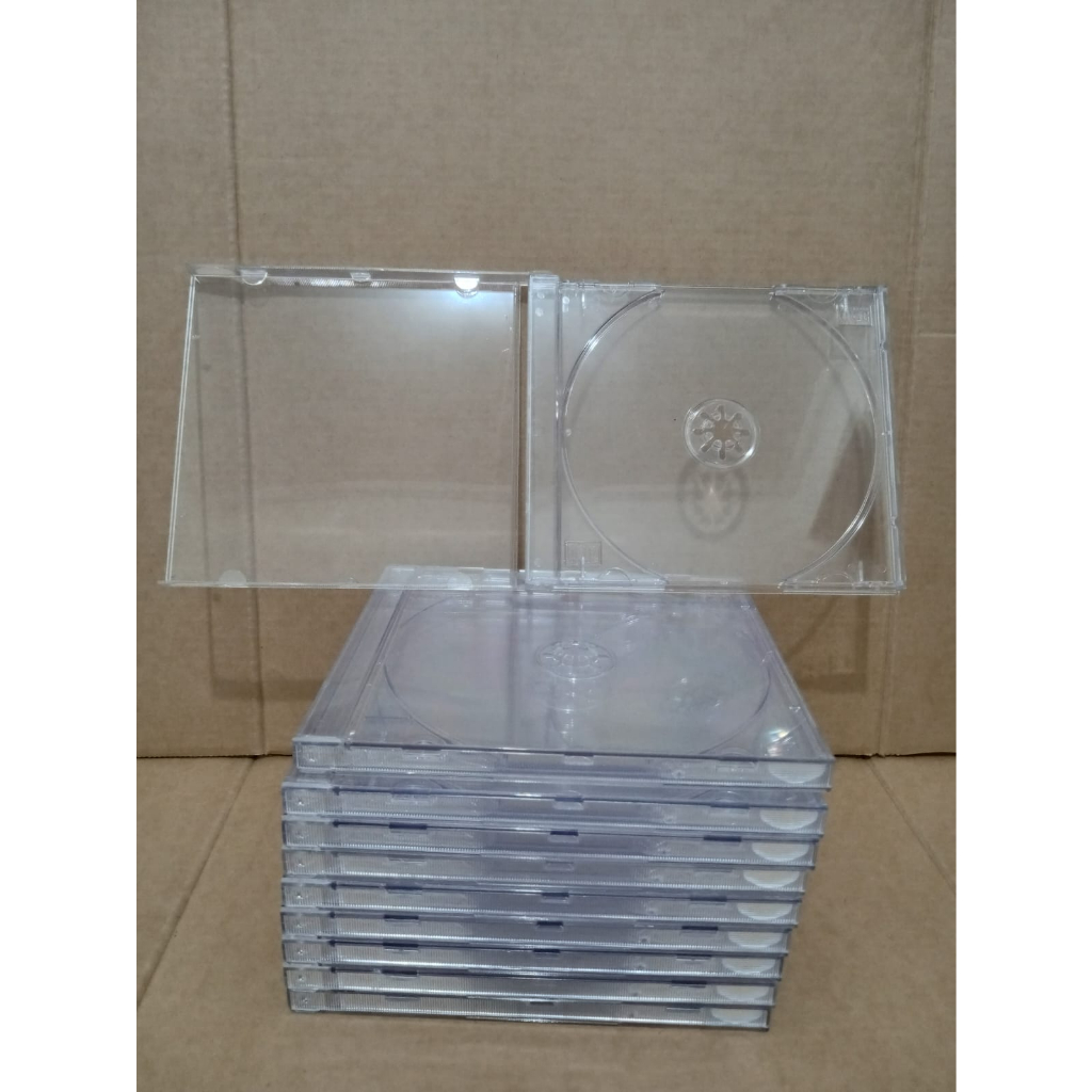 Capa Box CD Acrílico Transparente/Cristal (10 Unidades) Usado | Shopee ...