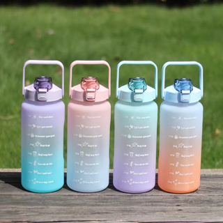 Garrafa de Água Squeeze 2L (2000ml) Cor Aleatória - Personalizável com Adesivos 3D