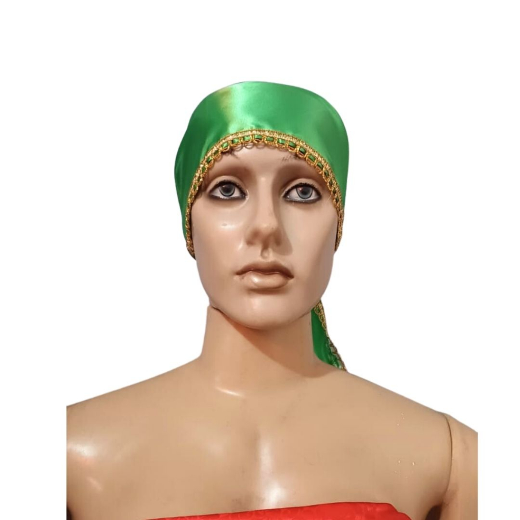 Lenço Cigano De Cabeça Unissex Verde