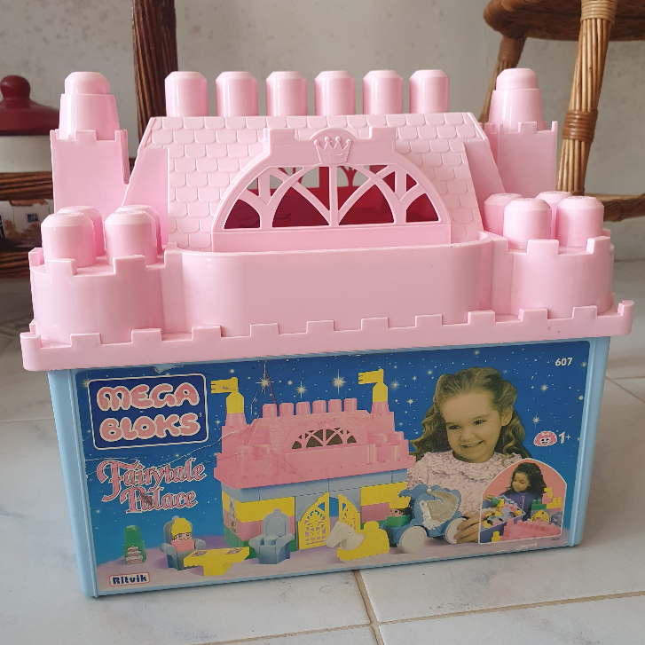 Mega Bloks Fairytale Palace - Ritvik Toys - VINTAGE 1995 - Palácio de conto de fadas