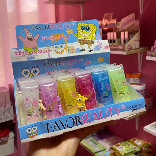 Lip gloss Bob Esponja | Shopee Brasil