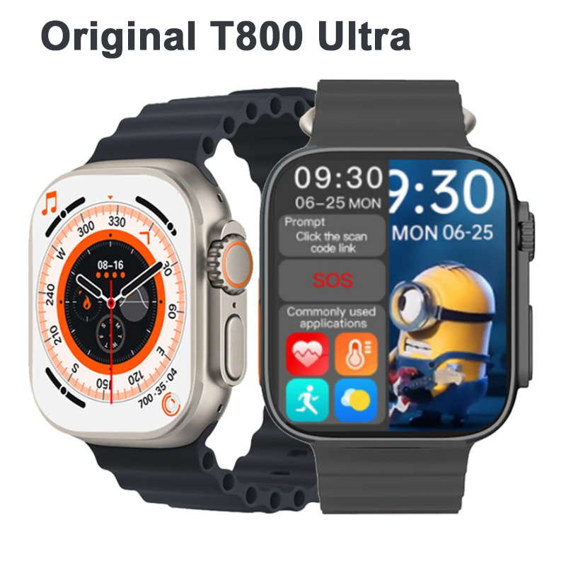 Novo T800 2023 Ultra Serie 8, Tela Full, Completo para Esportes, Corridas,  App de GPS, Com Carregamento NFC - Smartwatch e Acessórios - Magazine Luiza