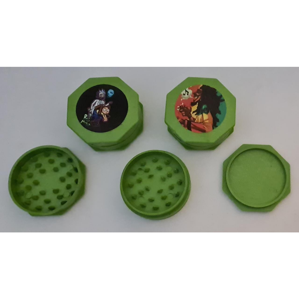 Triturador grande 3 partes ultra resistente com reservatório diversas cores BARATO