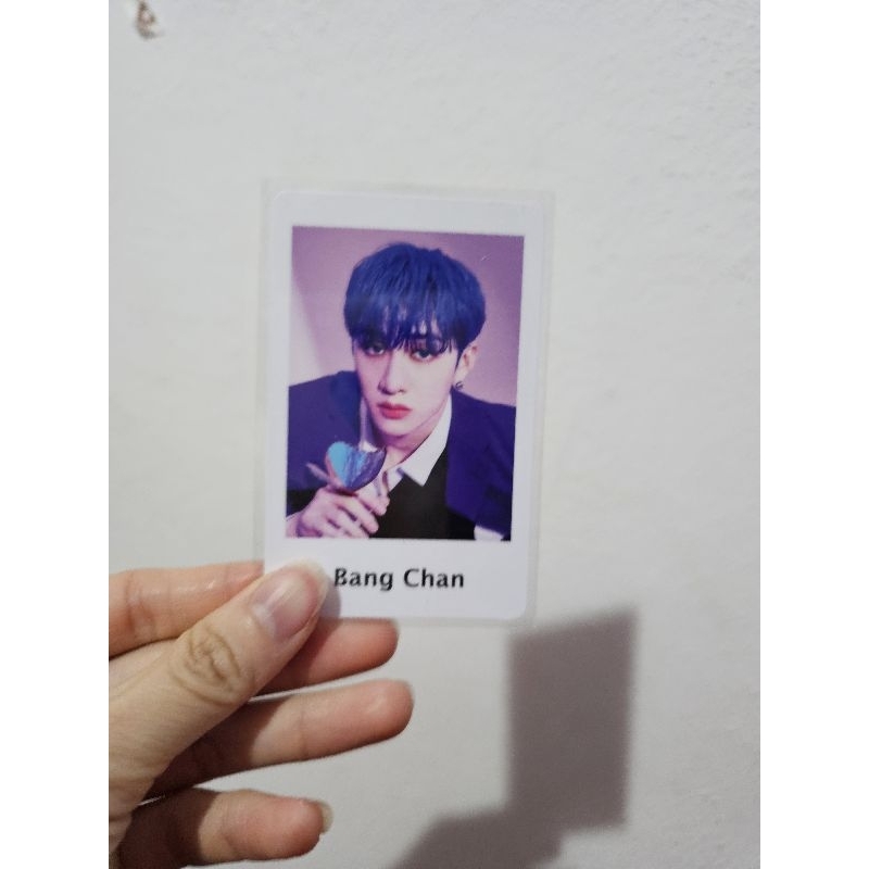 photocard / Polaroid stray kids Japão tour maniac . Bangchan , Lee