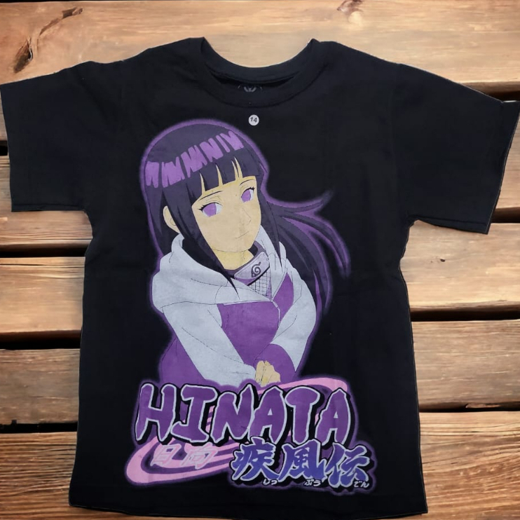Roupa infantil Camisa Camiseta Menino Menina Naruto Hinata Sakura