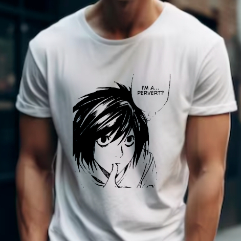 Camiseta Camisa Animes Mangá Death Note Kira L otaku 230