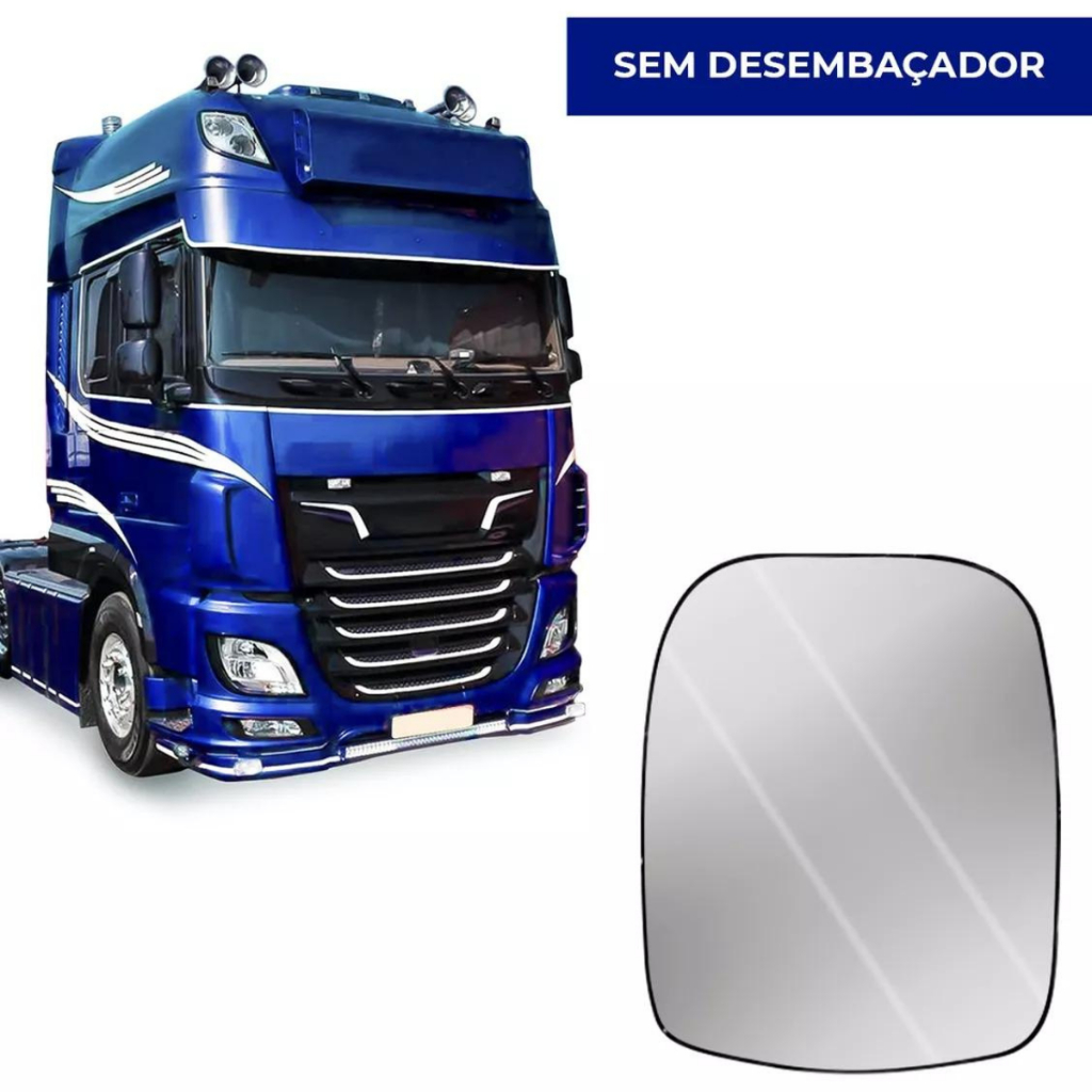 Jogo Retrovisor Caminhão Daf Cf / Xf ( Sem Braço )