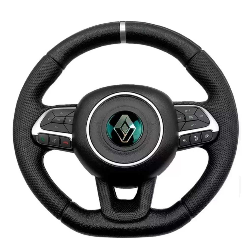 VOLANTE ESPORTIVO RENAULT TORO COM JFA CLIO LOGAN SANDERO | Shopee Brasil