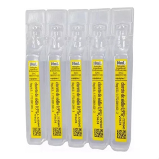 Soro Fisiológico 0,9% solução Fisiológica com 50 Flaconetes de 10ml cada