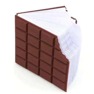 Bloco de Notas Formato Chocolate com Cheiro Papelaria Fofa Kawaii