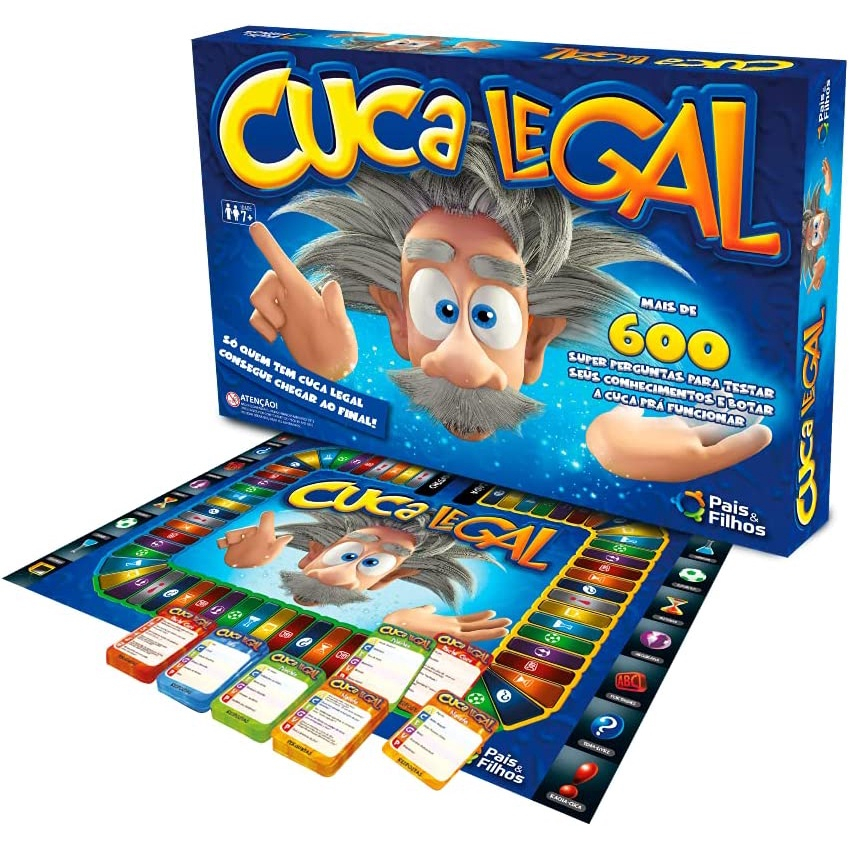 Jogo de Tabuleiro Cuca Legal Junior Pais-e-Filhos Ref.2817