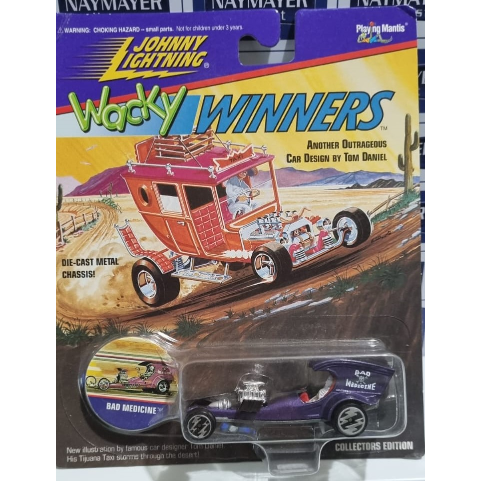 1996 Johnny Lightning Wacky Winners: Bad Medicine Gold 1/64