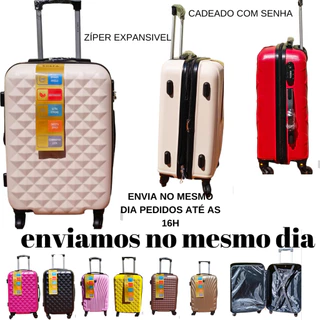 Viaje com Estilo e Conveniência - Mala de Viagem de Bordo e Despacho, 18-22