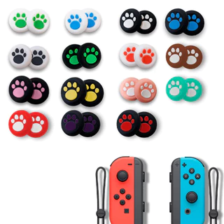 Par de Grip Pata de Cachorro para controle nintendo switch JoyCon Ótima qualidade